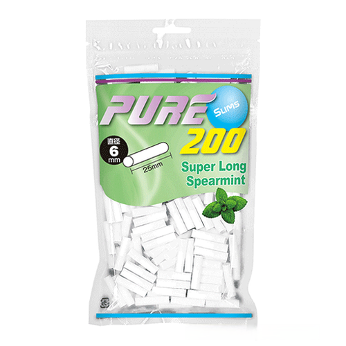 PURE滤嘴细支加长薄荷味6 mm*25 mm