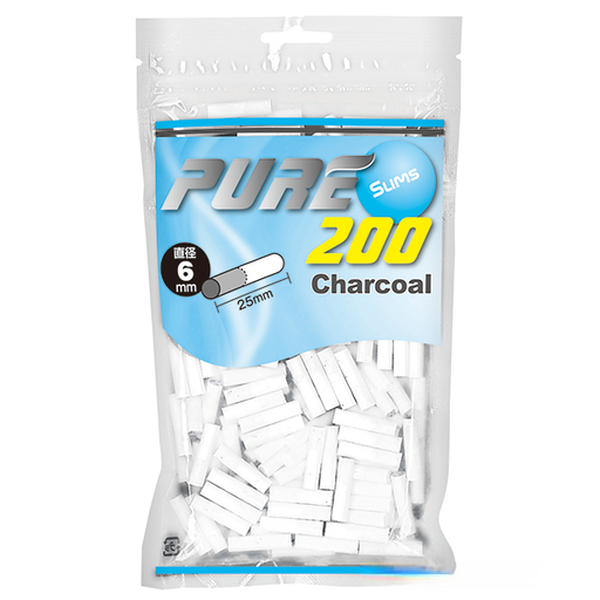 PURE滤嘴细支活性炭6 mm*25 mm
