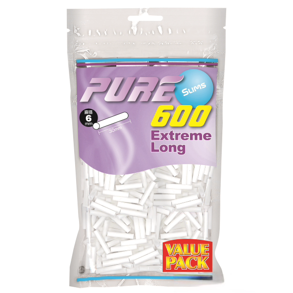 PURE滤嘴细支超长款6 mm*30mm大包装