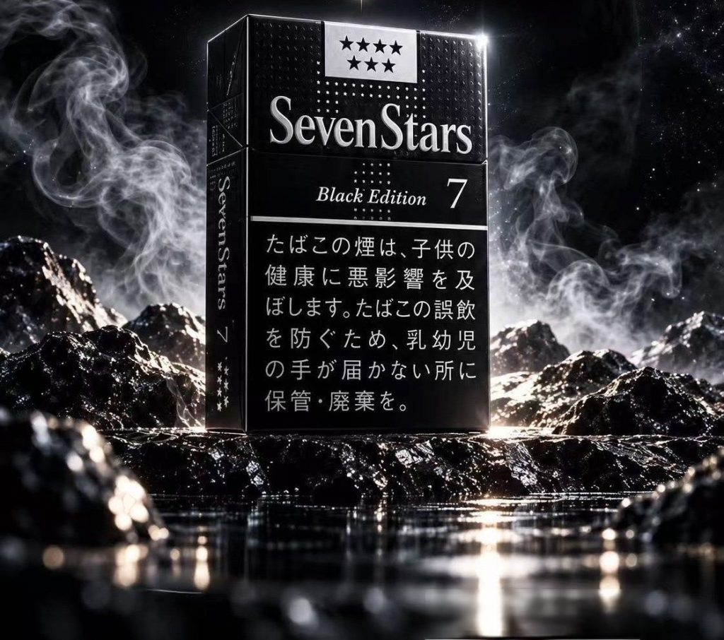 七星 7mg硬盒暗黑限定版