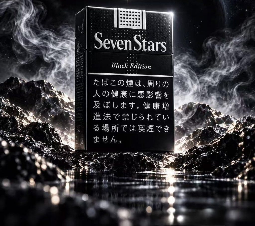 七星 14mg软盒暗黑限定版