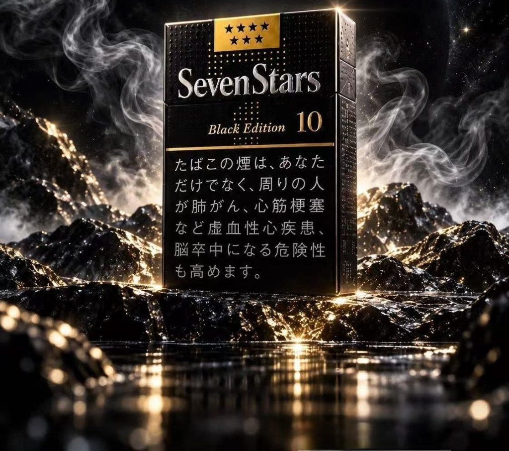 七星 10mg硬盒暗黑限定版